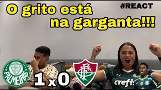 REACT REAÇÕES PALMEIRAS x FLUMINENSE [upl. by Nyrb370]