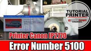 Canon ip2770 blink dengan error number 5100 canon ip 2770 eror 5100 printer error 5100 [upl. by Leia599]