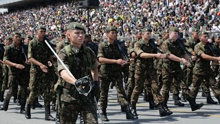 DESFILE CÍVICO MILITAR SP  EXÉRCITO BRASILEIRO [upl. by Varrian]