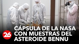 Una cápsula de la NASA con muestras del asteroide Bennu llegó a la Tierra [upl. by Oswal]