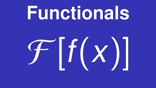 Functionals [upl. by Oijimer]