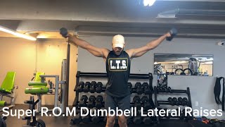 Super ROM Dumbbell Lateral Raises [upl. by Llieno688]