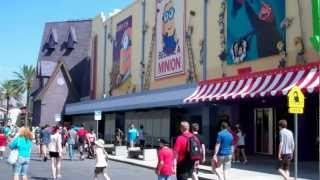 Despicable Me Minion Mayhem ride Construction Update 05252012 Universal Studios Orlando [upl. by Artenahs]