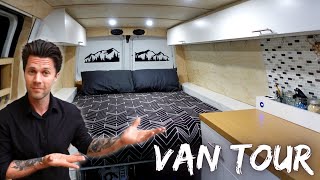 Stealth Van Tour  The Ultimate Cargo Van Conversion for Urban Living [upl. by Gisele]