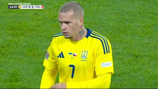 Mykhaylo Mudryk vs Czech Republic 14102024 [upl. by Corbett5]