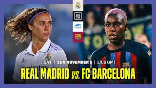 Real Madrid vs Barcelona  Liga F Matchweek 8 Full Match [upl. by Peyton]