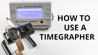 HOW TO USE A TIMEGRAPHER  A Tutorial Weishi 1000  PART 1 [upl. by Aniluj]