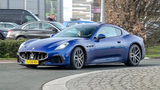 2023 Maserati GranTurismo Trofeo  Accelerations amp Engine Sounds [upl. by Reinnej]