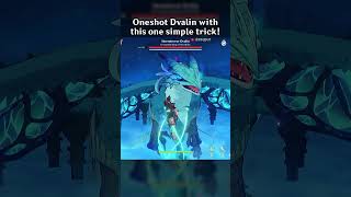 ONESHOT DVALIN WITH THIS ONE SIMPLE TRICK [upl. by Ahselrak]