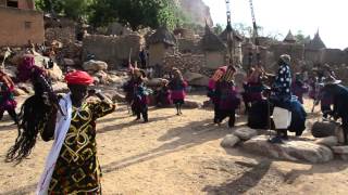 Dogon Mask Dance ～ Dogon Country in Mali ～ [upl. by Amerigo88]