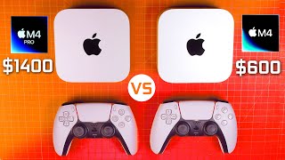 Mac Mini M4 vs Mac Mini M4 Pro  Gaming Performance Comparison [upl. by Afirahs818]