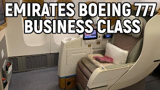 Emirates Business Class Boeing 777  Frankfurt FRA to Dubai DXB  My honest review [upl. by Latty]