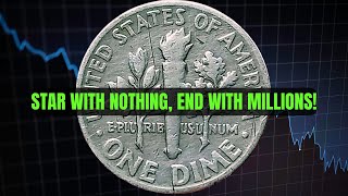 START WIRTH NOTHING END WITH MILLIONS MOST VALUABLE ROOSEVELT DIMES WORTH MILLIONS [upl. by Orvas]