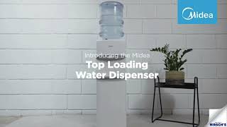 Introducing the Midea WhiteTop Loading Water Dispenser now available at Hirschs  🙌🏻 [upl. by Eenhpad]