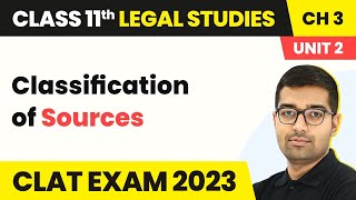 Classification of Sources  Sources of Law  Class 11 Legal Studies Unit 2 Chapter 3  202425 [upl. by Eelac]