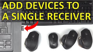 How To Connect Multiple Devices To A Logitech Unifying Receiver [upl. by Winny925]