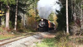 Mount Rainier Scenic Railroad Halloween Train [upl. by Yelrah]