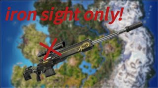 iron sights weapons only challenge [upl. by Letisha]