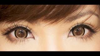 EOS Candy Brown circle lens Dolly eyes [upl. by Aiem]