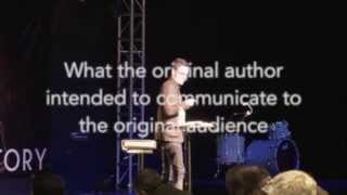 Hermeneutics 6 How do we figure out what the Bible means [upl. by Lisette]