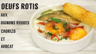 Oeufs rôtis au chorizo [upl. by Leahey]