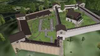 Cetatea dacică Costeşti  Blidaru reconstituire 3D virtuală [upl. by Narf906]