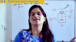 Gold leaf electroscope by Preetu maamelectrostaticlecture 02class 12BoardsNeetiitDS physics [upl. by Ardnuasac814]