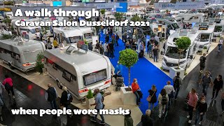 Just a walk through Caravan Salon Dusseldorf 2021  remember [upl. by Aisinut]