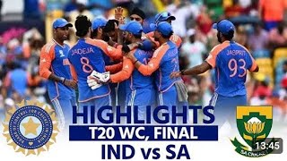 Indian vs sauth Africa india vs south africa highlights india vs south africa t20 world cup final [upl. by Prunella]