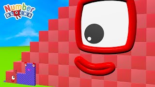 Numberblocks Step Squad Full Episodes 100 vs 600 MILLION BIGGEST  Learn to Count Big Numbers [upl. by Anaul]