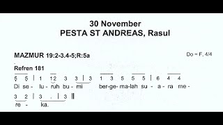 Pesta Santo Andreas Rasul [upl. by Eenattirb]