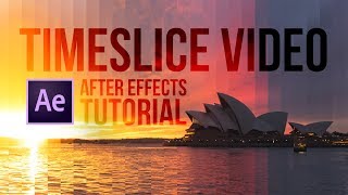 How to make a TIMESLICE VIDEO After Effects tutorial [upl. by Puna]