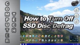 How to Turn Off Disk Defragmentation for an SSD Solid State Drive [upl. by Norwood341]