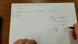 Converting millimeters to Feet amp Inches [upl. by Kaleena650]