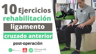 LIGAMENTO CRUZADO ANTERIOR Ejercicios para Rehabilitación COMPLETA por FASES [upl. by Gnet]