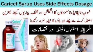 Syrup Caricef DS uses in Urdu  Caricef DS is cefixime  children Use syrup  Medicine For All [upl. by Elfie]