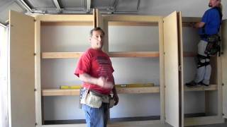 Mannys Organization Station HERCULEAN Garage storage cabinetsHow to Build The strongest system [upl. by Eiffub]