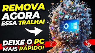 Como Remover Aplicativos INÚTEIS do Windows 1011 para Deixar o PC mais Rápido ATUALIZADO [upl. by Ymas604]