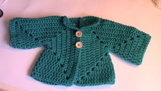 Haken  tutorial 27 babyvestje [upl. by Vareck220]