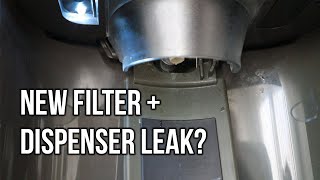 Refrigerator Water Dispenser Drip Fix After Water Filter Install [upl. by Cenac]