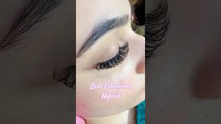 Lash Extensions  Hybrid  Trending This Wedding Season  lashtransformation youtubeshorts viral [upl. by Sneed857]