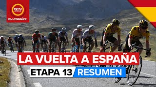 Resumen Vuelta A España 2023  Etapa 13 [upl. by Sremlahc]