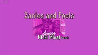 니키미나즈Nicki Minaj  Zanies and Fools 해석가사 [upl. by Emiolhs]