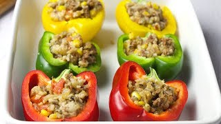 Beef Stuffed Peppers [upl. by Ileek893]