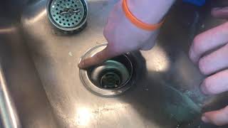 TIPS on using plumbers putty to seal kitchen sink basket [upl. by Aelahs]