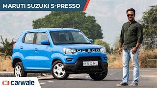 Maruti Suzuki S Presso Review  Looks Are Often Deceptive  CarWale [upl. by Bocoj]