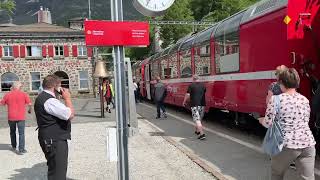 Bernina Express Switzerland St Moritz to Tirano Italy [upl. by Navap]