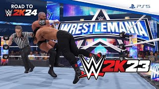 WWE 2k23  HHH VS Roman Reigns  gaming 2k23 fightinggames romanreigns [upl. by Irianat]