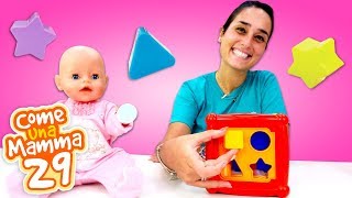 Video e giochi per bambini Un nuovo giocattolo per Baby Born Come una mamma [upl. by Castor]