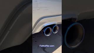 BMW 550i  Muffler delete [upl. by Emolas917]